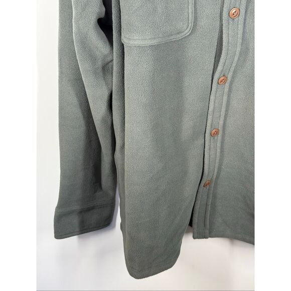 Members Mark polar fleece Men’s button front style shirt size medium - Picture 7 of 8